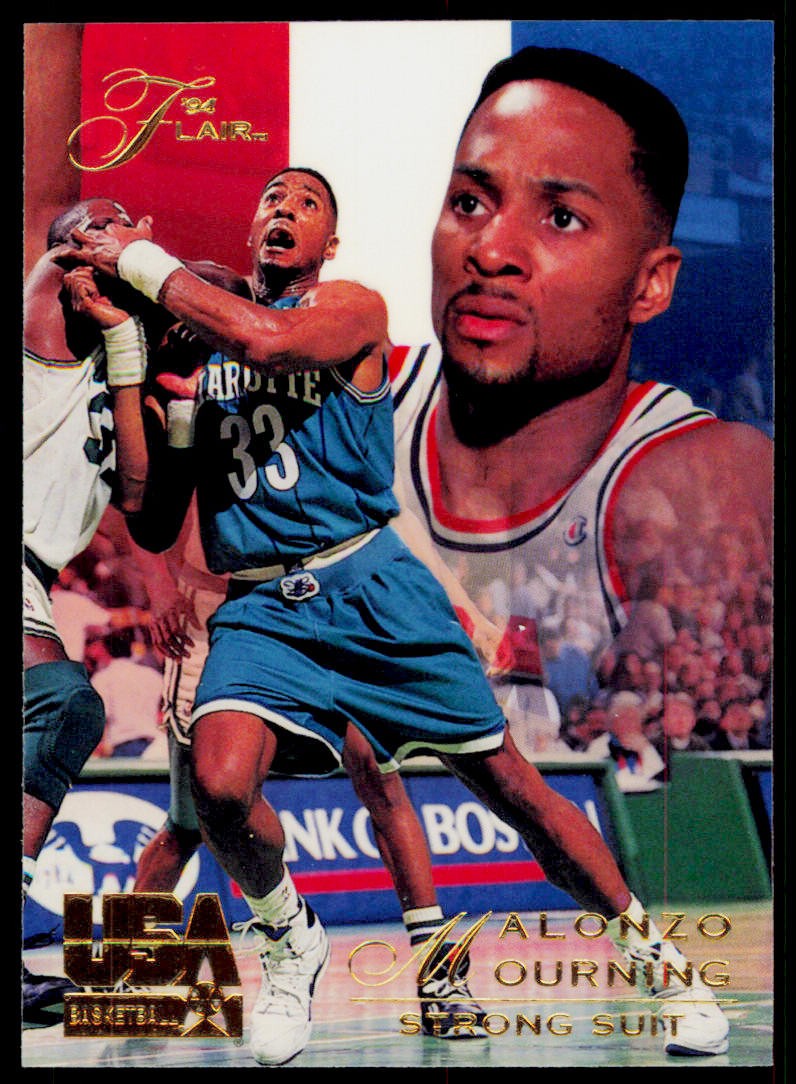 1994 Flair USA Alonzo Mourning 65 USA Dream Team II