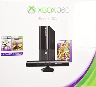 Xbox 360 E 4GB Kinect Bundle With 3 Games Forza Horizons Kinect Sports And 5Z