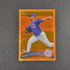 2021 Topps Archives - 2011 Topps Brailyn Marquez #268 Orange Foil /15 (RC)
