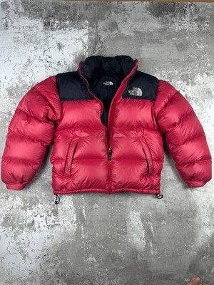 The North Face 1996 Petro Nuptse 700 Men's Red Puffer Down Jacket, Size S-