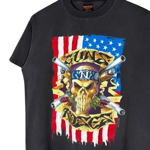 90s guns n roses use your illusion tour t shirt size 1990s vintage concert t-shirt, vintage, size L, single stitch, B+ condition
