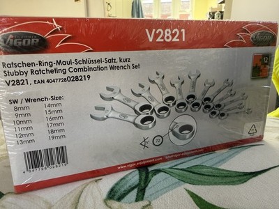 Vigor V2821 Spezialeinsätze Schraubenschlüssel-Set NEU