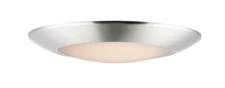 Maxim Lighting - 57613WTSN - Diverse - 7.5 Inch 13.5W 1 LED Flush Mount Nickel