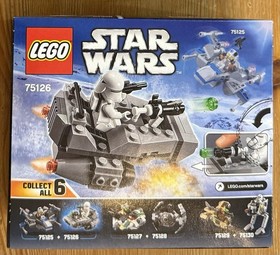 LEGO Star Wars 75125 Resistance X-Wing & 75126 Snowspeeder - Microfighters Lot