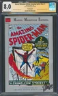 Marvel Milestone Edition Amazing Spider-Man #1 Newsstand CGC 8.0 Signed Stan Lee