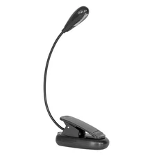 Rechargeable Battery USB Clip-on LED Reading Light Flexible Beside Bed Book Lamp