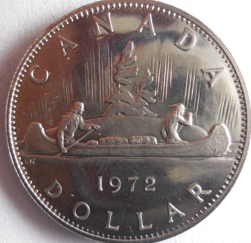 1972 CANADA DOLLAR - AU Coin - Lot #B6