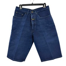 Vintage Marithe Francois Girbaud Shorts 30 USA Made Y2K Dark Wash Denim Jean