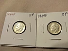 1964D SILVER DIME PAIR--THIS IS THE ITEM YOU WILL GET-FREE SHIP-YOU DECIDE GRADE
