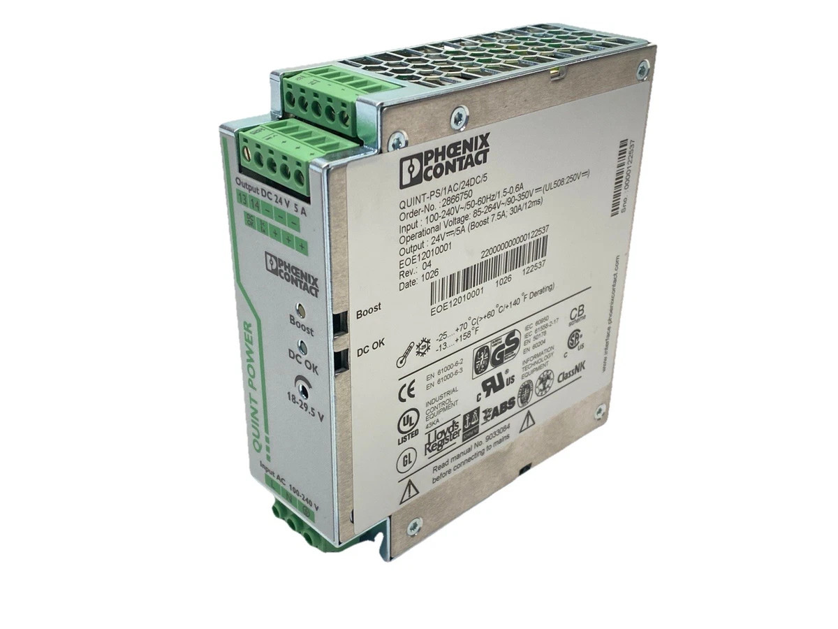 QUINT4-PS/1AC/24DC/10 - Fuente De Alimentación - 2904601 | Phoenix Contact