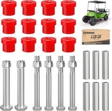 Complete Rear Leaf Springs  Shackles Bushing Sleeve Kit for EZGO TXT Medalist G