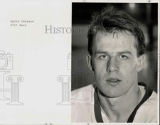 Press Photo Springfield Indians Hockey Player Bill Berg - srs02643