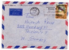 Jamaica 1973 Einzelfrankatur Sonderstempel - Eisenbahnbrücke Michel Nr. 358