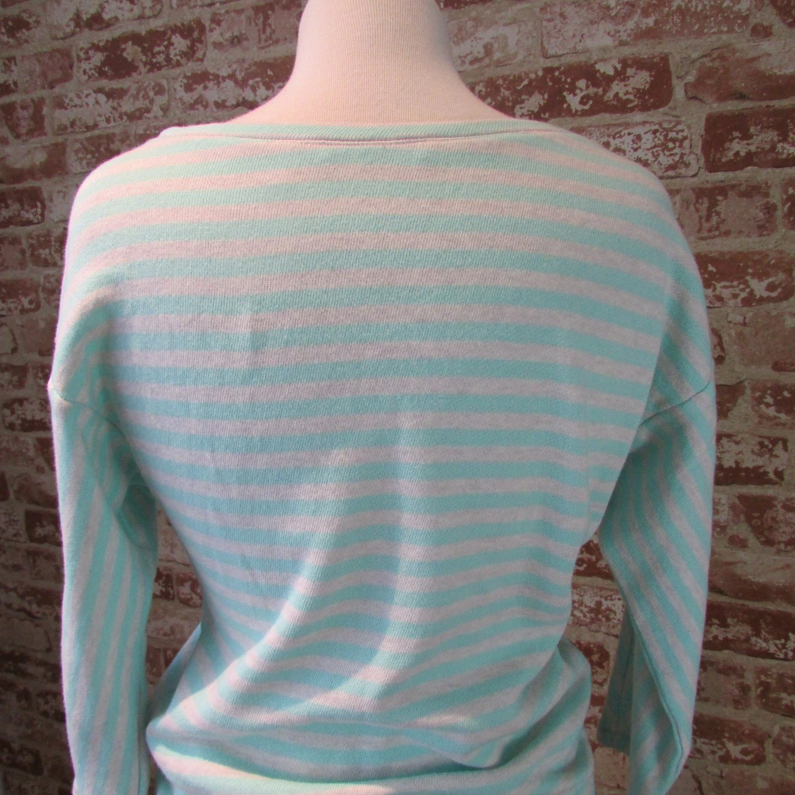 UNDERCOVER Abito Victoria's Secret taglia small pile grigio e verde a righe