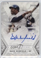 2018 Topps Diamond Icons Auto 24/25 Dave Winfield #AC-DW Auto HOF o3p