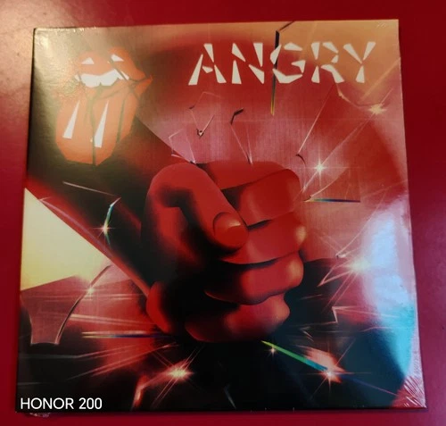 2023 Rolling Stones* Angry- (Red) Single Sided Vinyl 7" New&Sealed