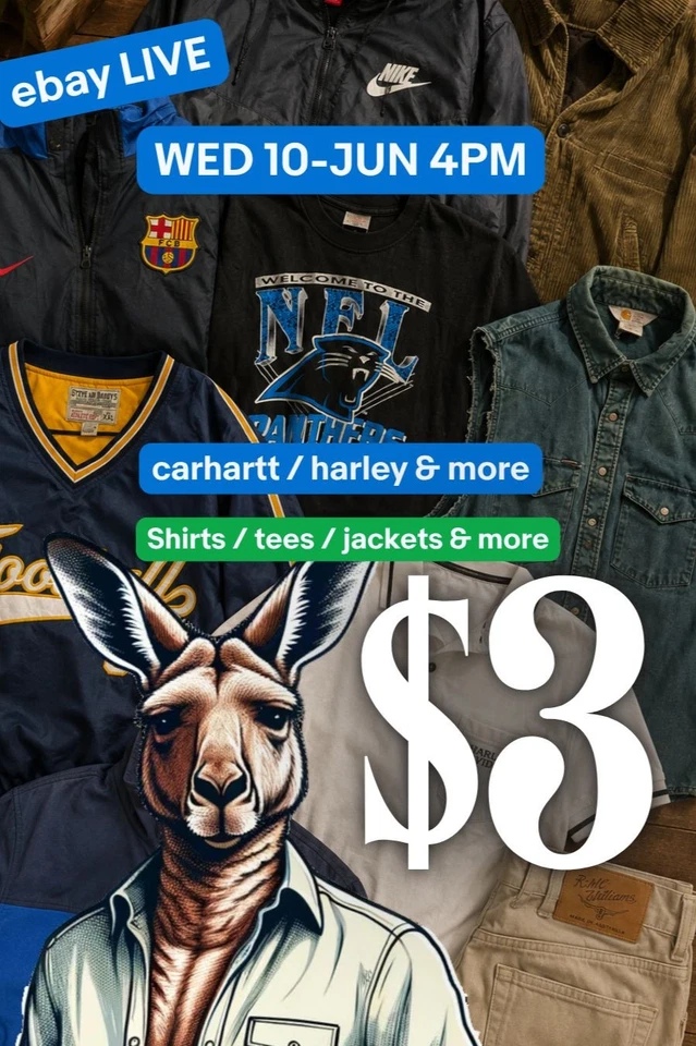 MENS $3 SHOW | Carhartt / Harley D / Nike + More | Tees, Jackets, Shirts