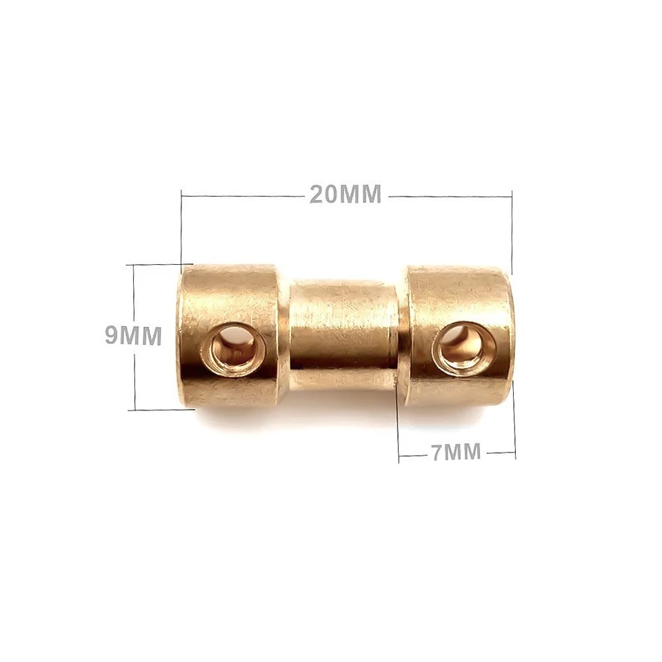Useful Best Coupler Brass For RC Boat Car Robot Motor Shaft Coupling Joint - Image 4 of 4