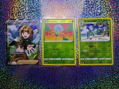 Pokemon TCG: Reverse Holo 020/264 Araquanid; Full Art 184/189 Gardenia's Vigor