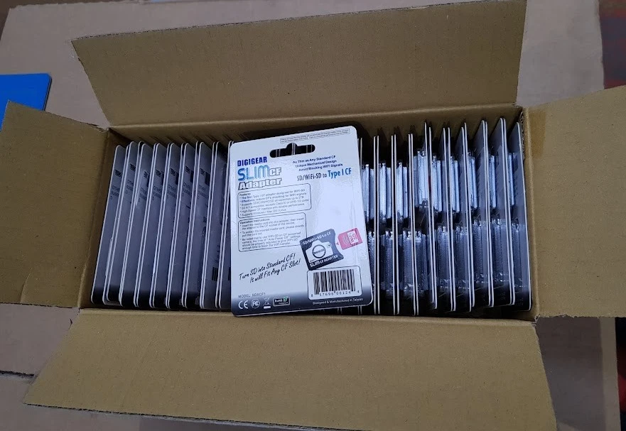 Compact Flash Memory Card Adapter SD SDHC SDXC MMC WiFi-SD to SLIM CF/ Box Of 50 - Image 4 of 4