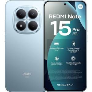 Xiaomi Redmi Note 15 Pro 8+256GB 6.83'' 5G Glacier Blue EU
