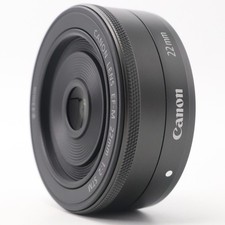 Canon EF-M 22mm f/2 STM Black EOS M Pancake Prime Lens TOP MINT US Stock 3213