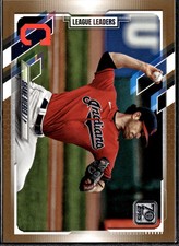 2021 Topps #72 Shane Bieber GOLD /2021 Cleveland Indians