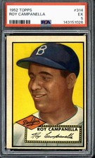 1952 Topps #314 Roy Campanella - PSA 5