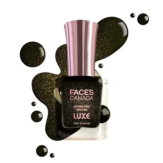 FACESCANADA Ultime Pro Splash Luxe Nail Polish - Salted Caramel (L12), 12ml | Gl