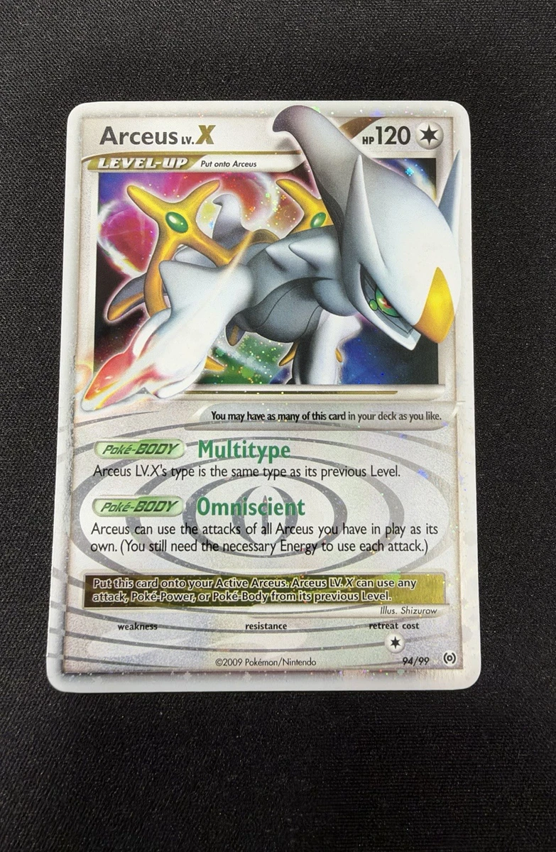 Arceus LV.X Pokémon TCG Cards for sale | eBay