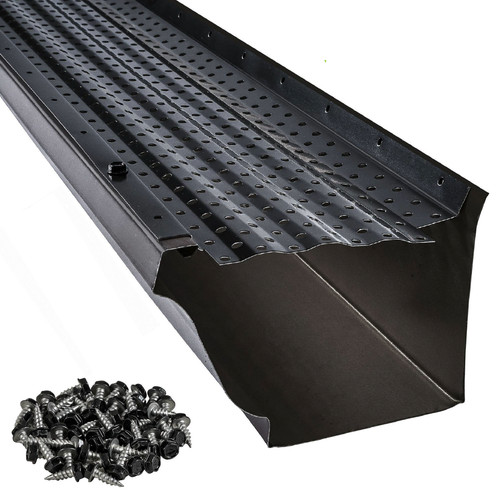 LeafTEK Gutter Guard Factory Seconds | 5" & 6" | Black/White | Standard & Heavy