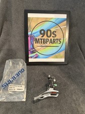 NOS Shimano Deore XT FD-M738 28.6mm Clamp-On Top Pull Front Derailleur