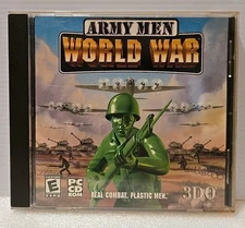 Army Men: World War PC CD little tan green toy soldiers troops combat fight game