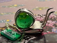 "Snail" Silver plated Vintage Fork Art with Orb Sculpture  by Suzanne Norman