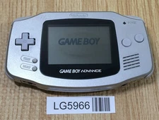 LG5966 With Defects - GameBoy Advance Silver Game Boy Console Japan