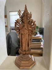 Japanese Buddhist sculpture - hand carved - Senju Kannon 千手観音