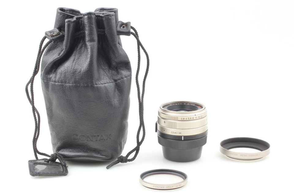 [Top MINT w/ Hood] Contax Carl Zeiss Biogon T* 28mm f/2.8 Lens G1 G2 From JAPAN - Image 3 of 4