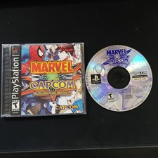 Marvel vs. Capcom: Clash of Super Heroes PS1 CIB NTSC-U/C Tested Black Label