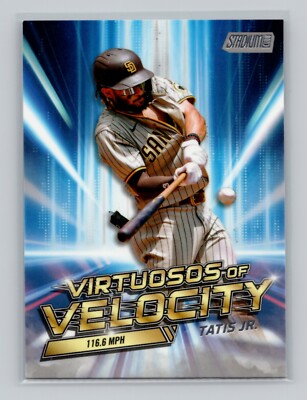 2023 Topps Stadium Club Fernando Tatis Jr. Virtuosos of Velocity SD Padres