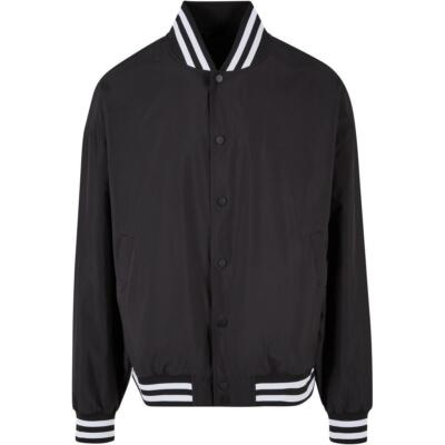 Build Your Brand Light College Jacket Herren Collegejacke bedruckbar Loose Fit