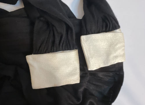¡De colección! Vestido de Cóctel Mr. Mort de Stan Herman Años 60 Negro Plisado Talla S Arco - Imagen 12 de 15