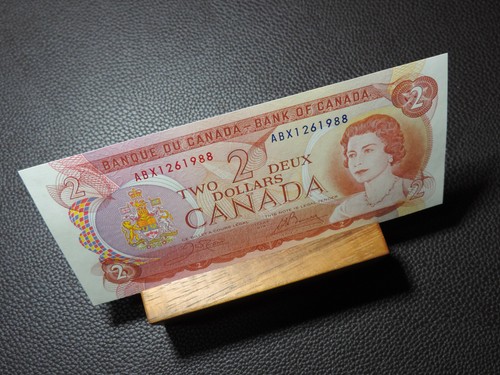 1974 $2 Bank of Canada Banknote ABX1261988 Replacement Note Crow Bouey GEM UNC - Picture 11 of 12