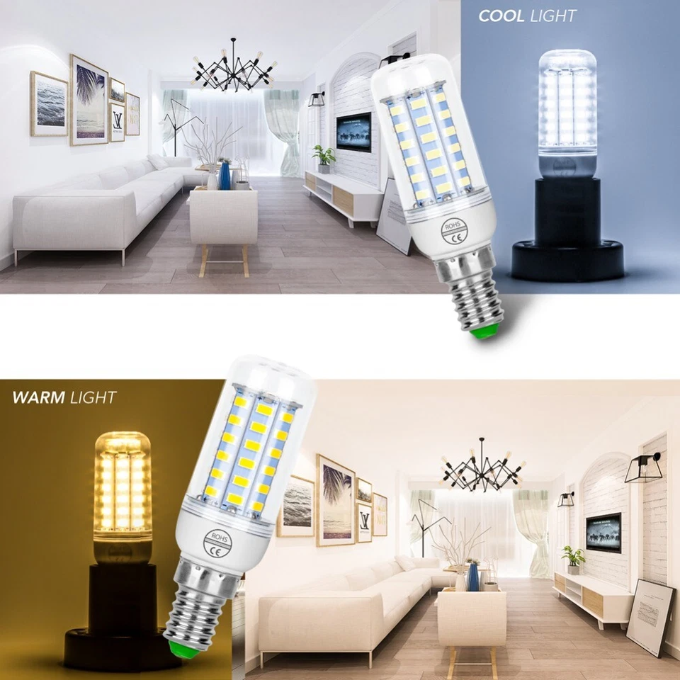 E14 E27 G9 B22 7W 12W 15W 20W 25W 5730 SMD LED Corn Bulb Lamp Light Bright 220V - Image 4 of 4