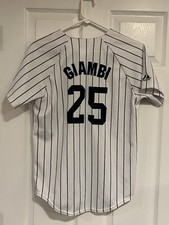 New York Yankees Jason Giambi #25 Jersey by Majestic LARGE