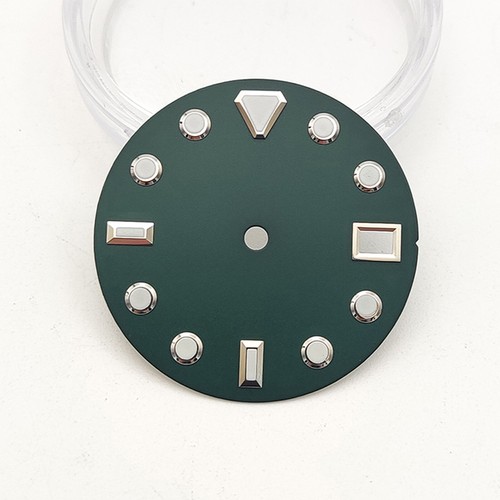Kits de reloj modificados con esfera luminosa verde verde de 28,5 mm para movimiento NH35/36/4R36 - Imagen 13 de 15