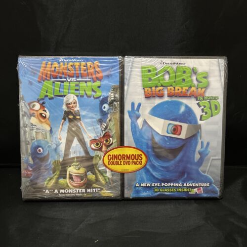 Monsters vs. Aliens and Bobs Big Break - Double DVD pack NEW SEALED
