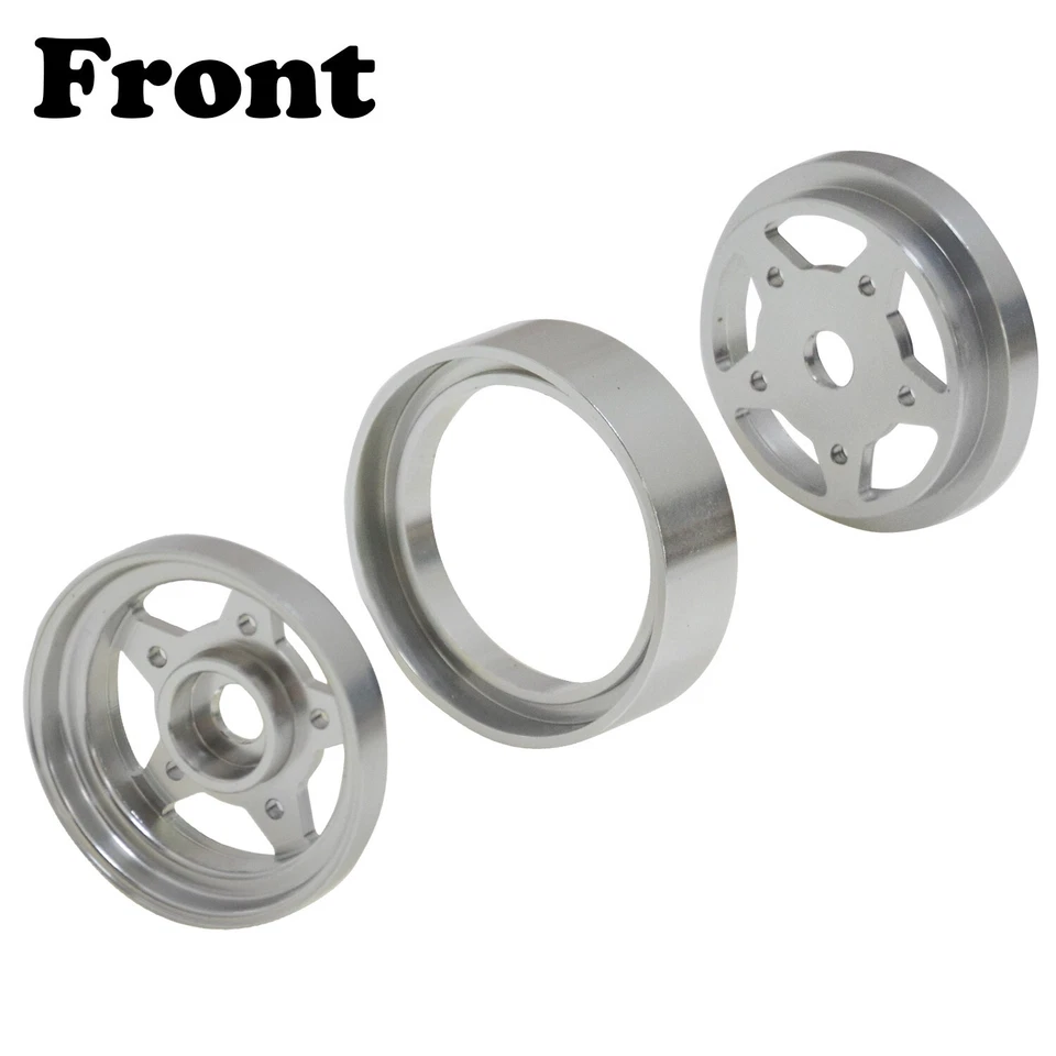 Ruedas Beadlock de aluminio para TAMIYA 1/10 saltamontes/cornetes/ranas/arenas Foto 4 de 4