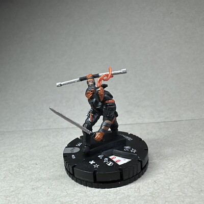 Heroclix Batman: Arkham Origins Set Deathstroke #020 seltene Figur ohne Karte