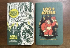 Log + Jotter  Dot Graph Notebook Set Of 2  Bigfoot  -  Sasquatch 2021