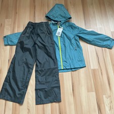 Crane Regenanzug Gr.122/128 Regenjacke Regenhose 7-8 Jahre nicht gefüttert NEU